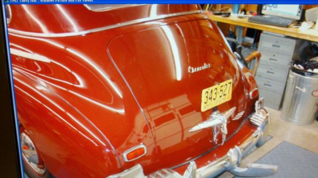 1942 Martial Maroon Chevrolet Fleetline Coupe