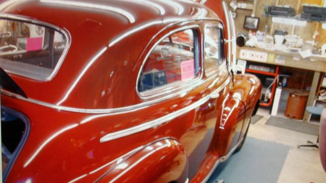 1942 Martial Maroon Chevrolet Fleetline Coupe