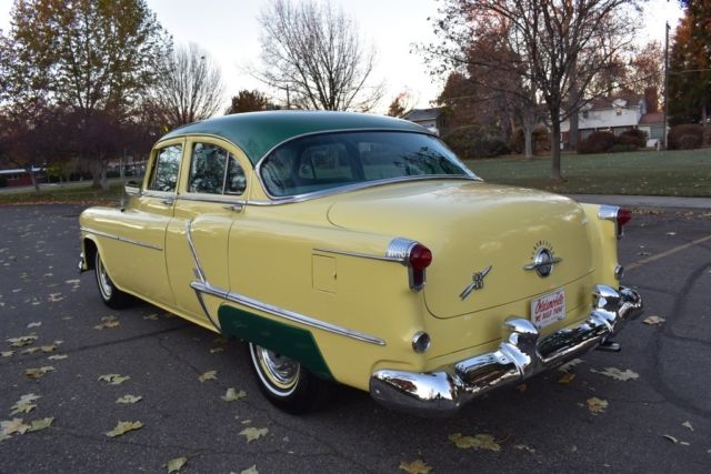 1953 Yellow Oldsmobile Eighty-Eight Sedan