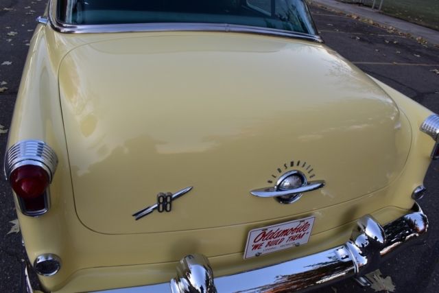 1953 Yellow Oldsmobile Eighty-Eight Sedan