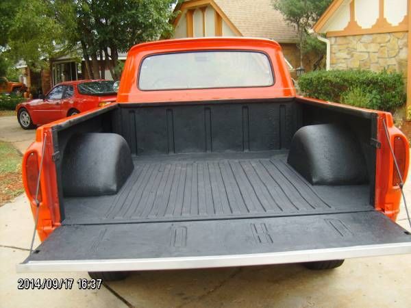 1961 Red Ford F-100 Unibody Truck