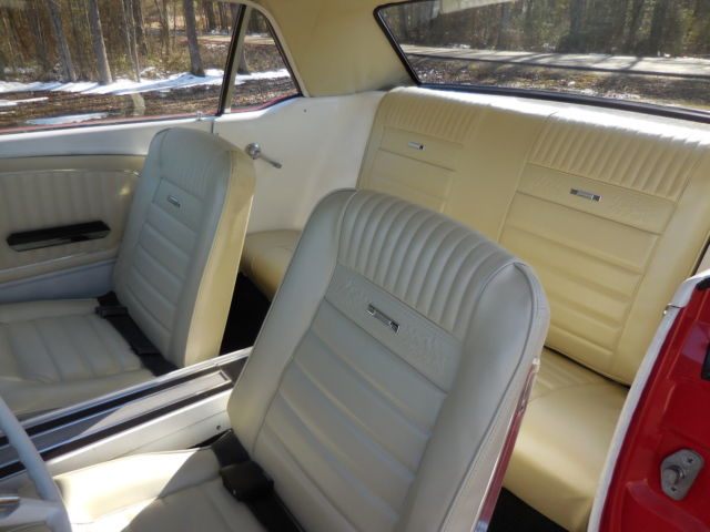 1965 Red Ford Mustang U/K