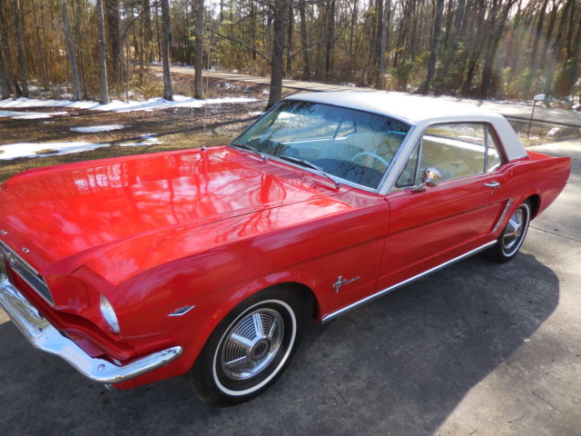 1965 Red Ford Mustang U/K