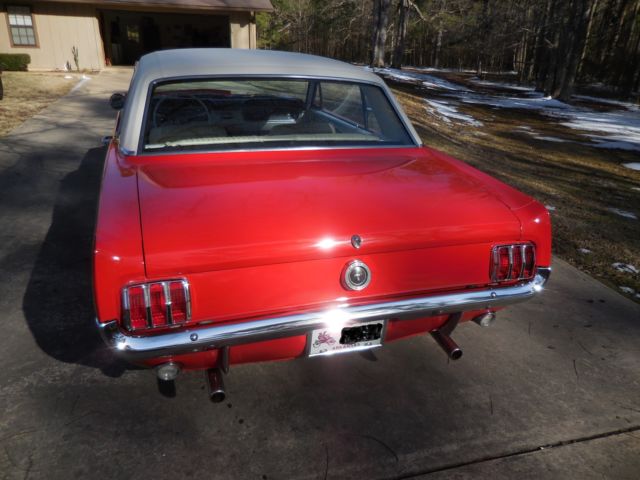 1965 Red Ford Mustang U/K