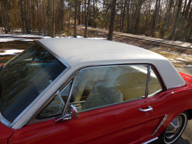 1965 Red Ford Mustang U/K