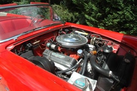 1957 Red Ford Thunderbird Convertible