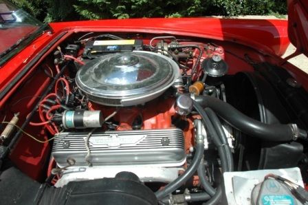 1957 Red Ford Thunderbird Convertible