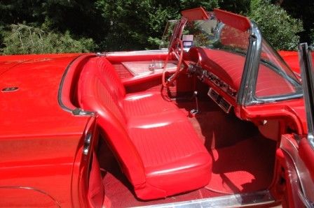 1957 Red Ford Thunderbird Convertible