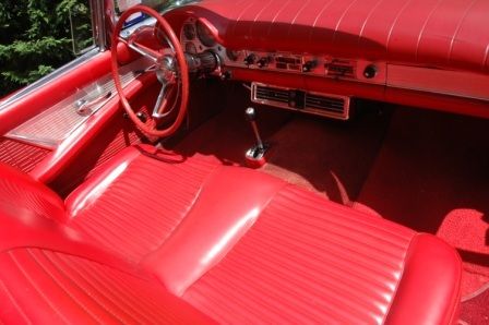 1957 Red Ford Thunderbird Convertible