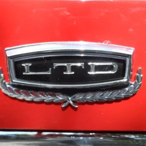 1972 Red Ford Galaxie Convertible