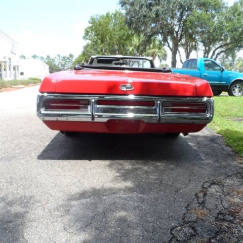 1972 Red Ford Galaxie Convertible