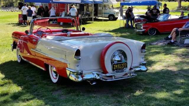1955 Gypsy Red and Shorline Beige Chevrolet Bel Air Convertible Convertible