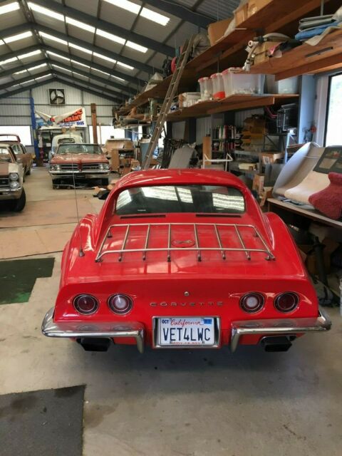 1973 Red Chevrolet Corvette Coupe