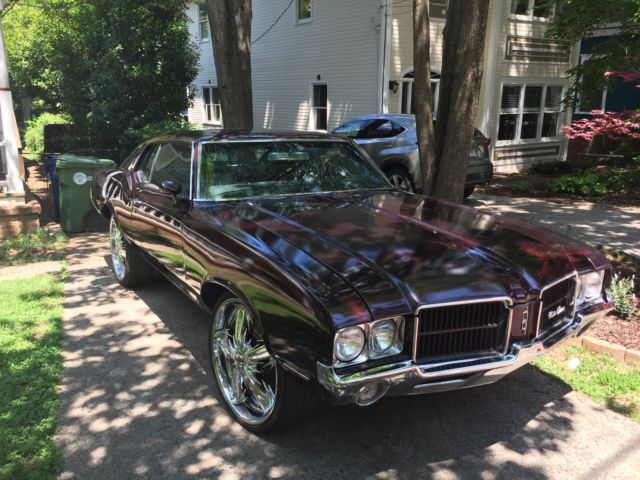 1971 Purple Oldsmobile Cutlass Coupe