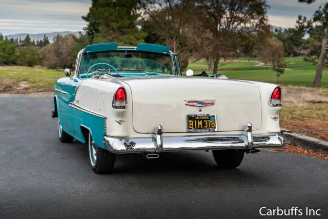 1955 Blue Chevrolet Bel Air/150/210 Convertible