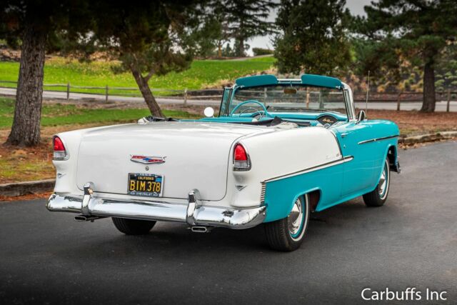 1955 Blue Chevrolet Bel Air/150/210 Convertible