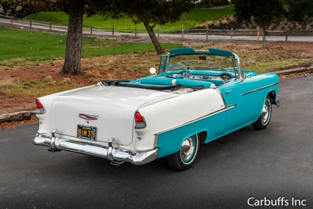 1955 Blue Chevrolet Bel Air/150/210 Convertible