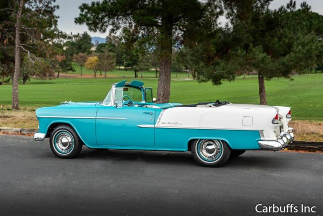 1955 Blue Chevrolet Bel Air/150/210 Convertible