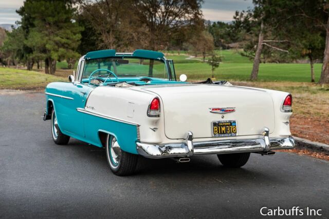 1955 Blue Chevrolet Bel Air/150/210 Convertible
