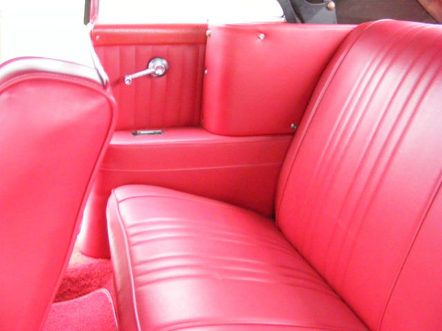 1963 Red Ford Galaxie Convertible