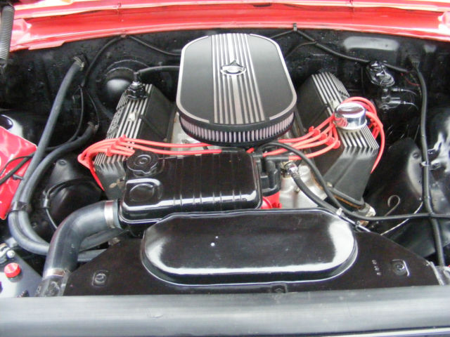 1963 Red Ford Galaxie Convertible