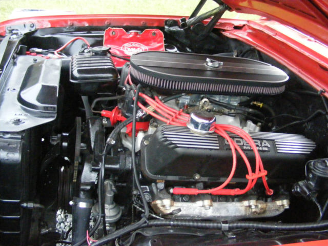 1963 Red Ford Galaxie Convertible