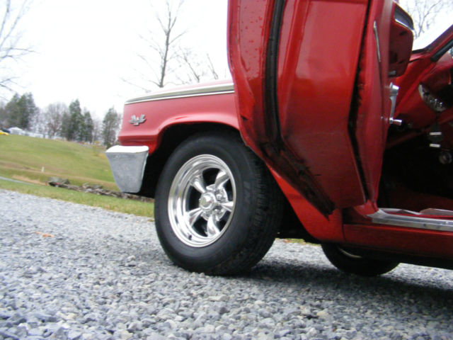 1963 Red Ford Galaxie Convertible