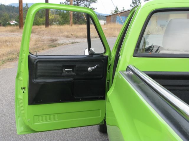 1974 hellcat green Chevrolet C-10 Standard Cab Pickup