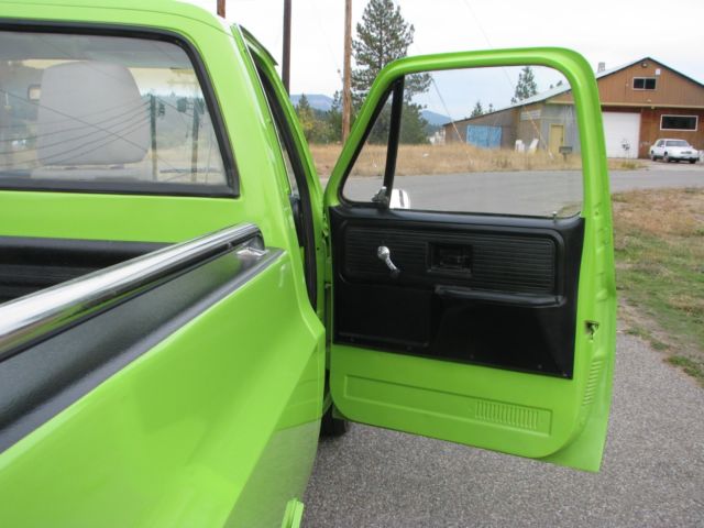 1974 hellcat green Chevrolet C-10 Standard Cab Pickup