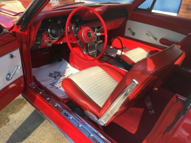 1967 Red Ford Mustang Convertible