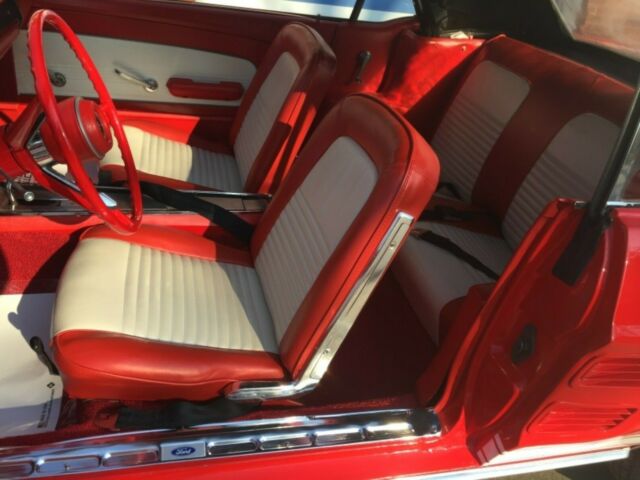 1967 Red Ford Mustang Convertible