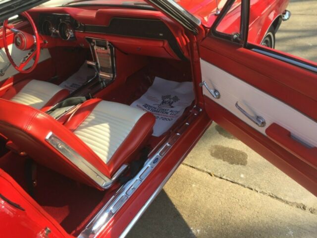 1967 Red Ford Mustang Convertible