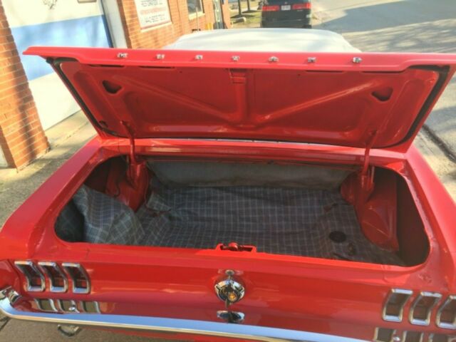 1967 Red Ford Mustang Convertible