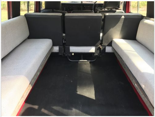 1980 Red Land Rover Defender