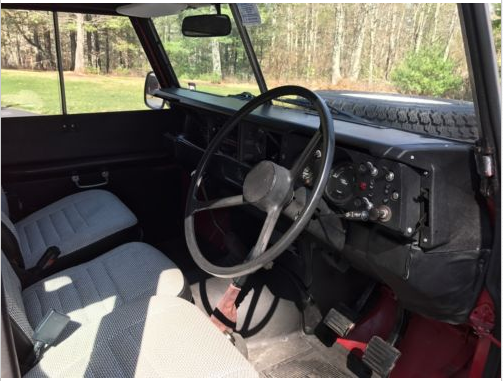 1980 Red Land Rover Defender