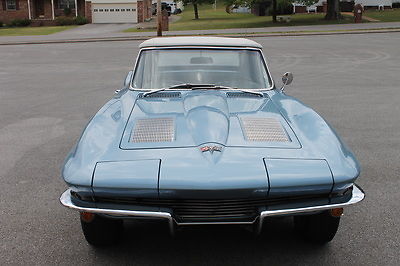 1963 Blue Chevrolet Corvette Convertible