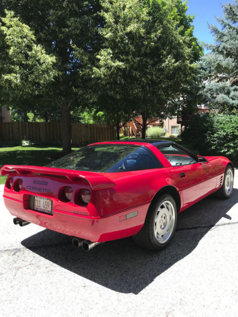 1991 Red Chevrolet Corvette Coupe