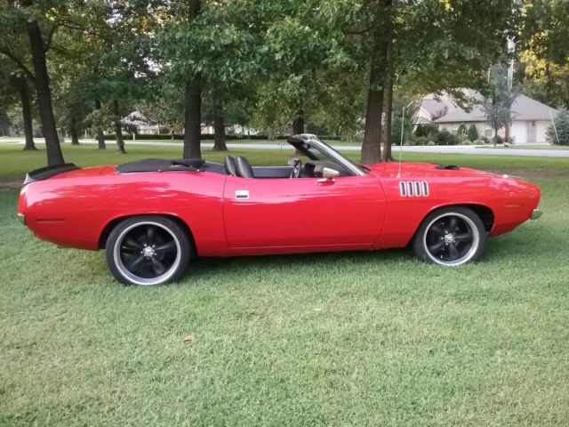 1970 Viper Red Plymouth Barracuda Convertible