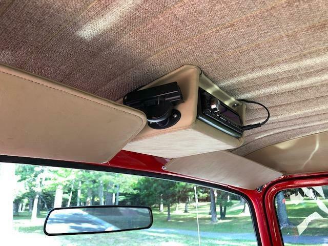 1956 Red Ford F-100 Standard Cab Pickup