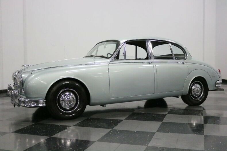 1962 Blue Jaguar Mark II Sedan