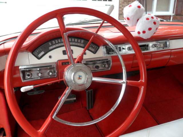 1957 Red/white Ford Fairlane hardtop coupe