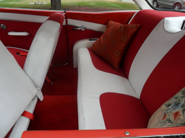 1957 Red/white Ford Fairlane hardtop coupe