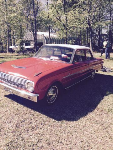 1963 Red Ford Falcon Coupe