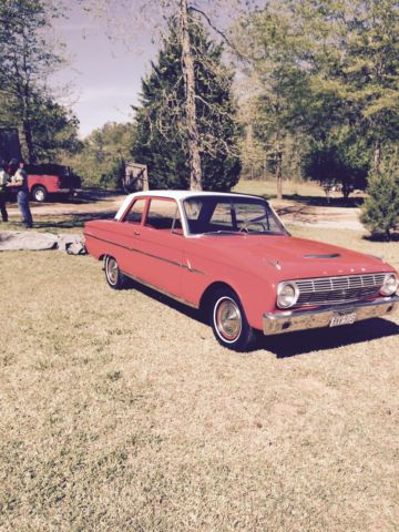 1963 Red Ford Falcon Coupe