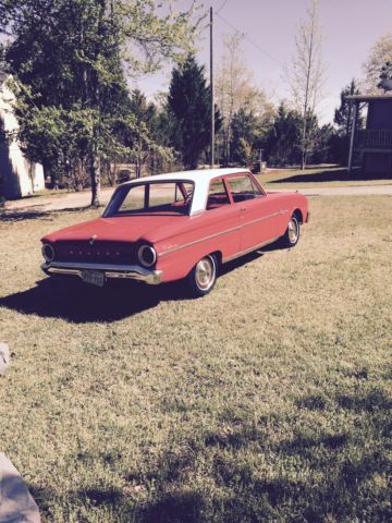 1963 Red Ford Falcon Coupe