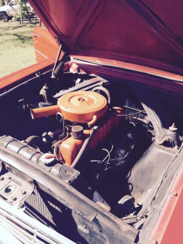 1963 Red Ford Falcon Coupe