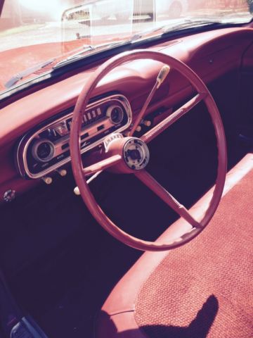 1963 Red Ford Falcon Coupe