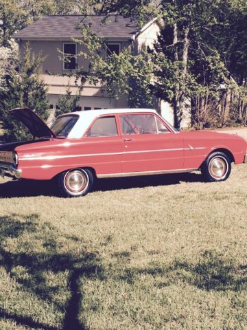 1963 Red Ford Falcon Coupe