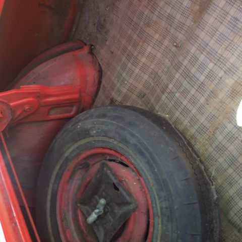 1963 Red Ford Falcon Coupe