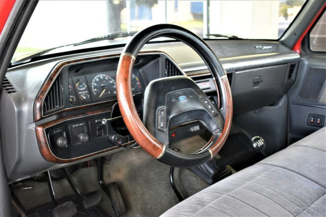 1989 Red Ford F-350 Pickup Truck